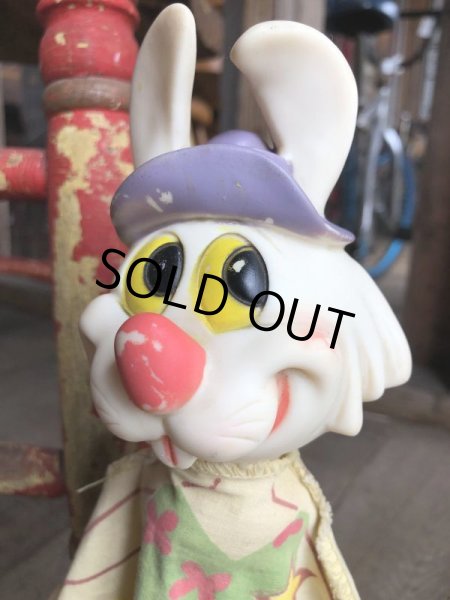 画像3: Vintage Ideal Ricochet Rabbit Hand Puppet (B358) (3)