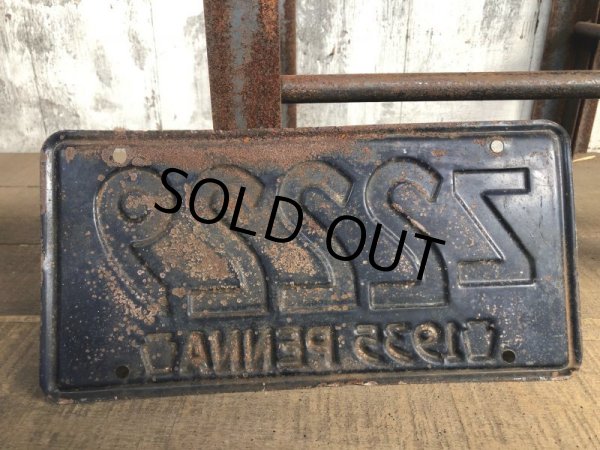 画像2: 30s Vintage License Plates 1935 Z2229 (B365)  (2)