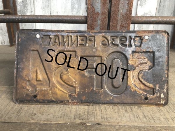 画像2: 30s Vintage License Plates 1936 50F34 (B366)  (2)