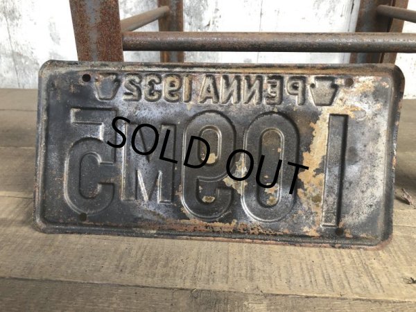 画像2: 30s Vintage License Plates 1932 109M5 (B368)  (2)