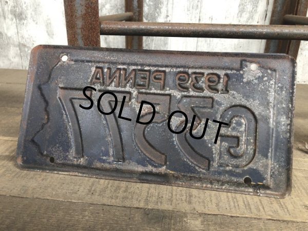 画像2: 30s Vintage License Plates 1939 G3577 (B363)  (2)