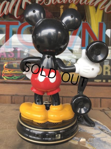 画像3: 90s Vintage Disney Mickey Phone (B371) (3)