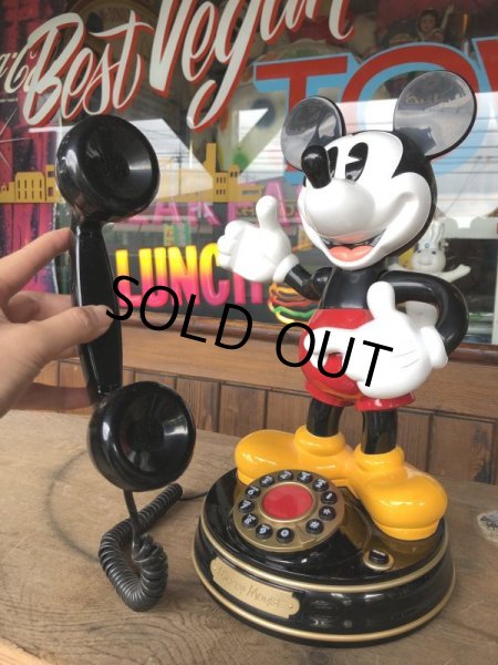画像9: 90s Vintage Disney Mickey Phone (B371) (9)