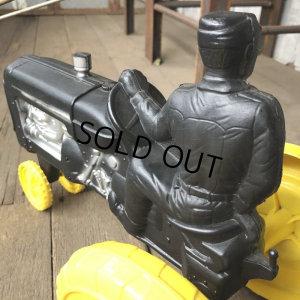 画像8: 60s Vintage Empire Tractor Plastic Mold Toy Rare Color (B359) (8)