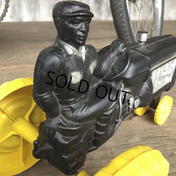 画像6: 60s Vintage Empire Tractor Plastic Mold Toy Rare Color (B359) (6)