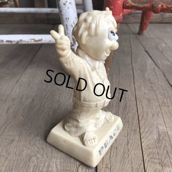 画像2: Vintage Message Doll PEACE (B373)  (2)