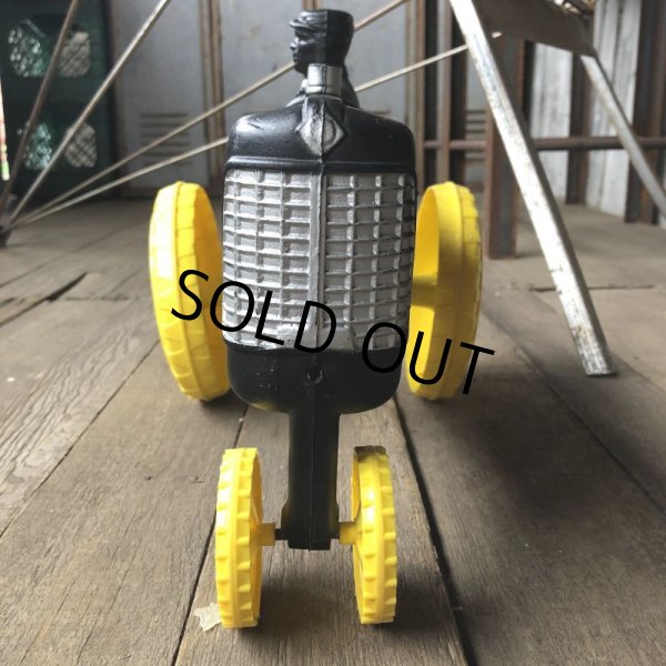 画像3: 60s Vintage Empire Tractor Plastic Mold Toy Rare Color (B359) (3)