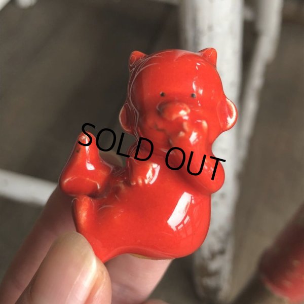 画像1: Vintage Hot Stuff Red Devil Ceramic Figure (B376)  (1)