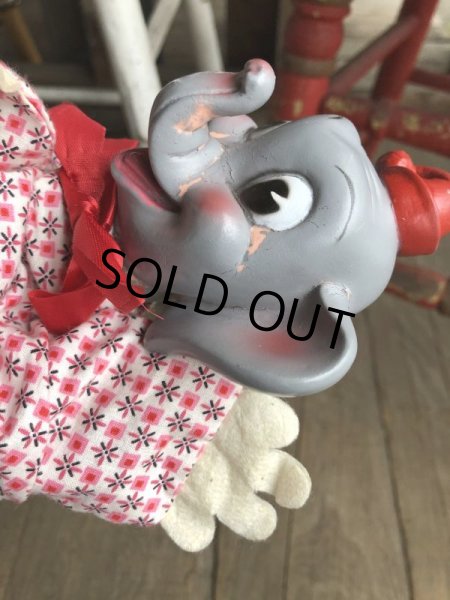 画像4: Vintage Gund Disney Hand Puppet Dumbo (B383) (4)