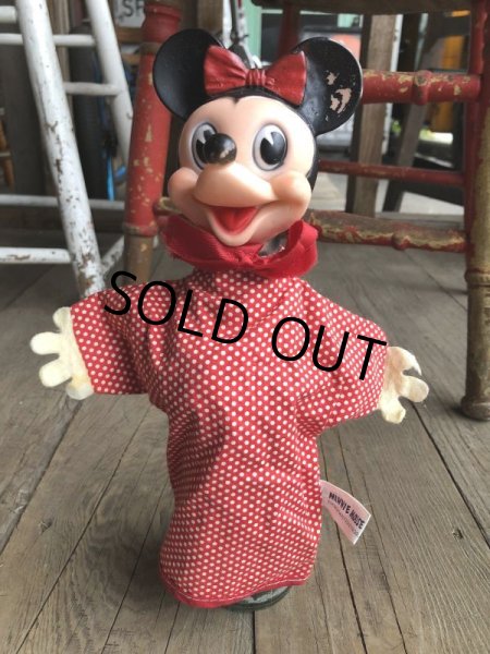 画像1: Vintage Gund Disney Hand Puppet Minnie Mouse (B382) (1)