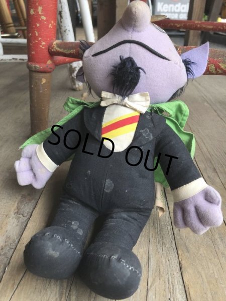 画像3: 70s Vintage Sesame Street Count Talking Plush doll (B391) (3)