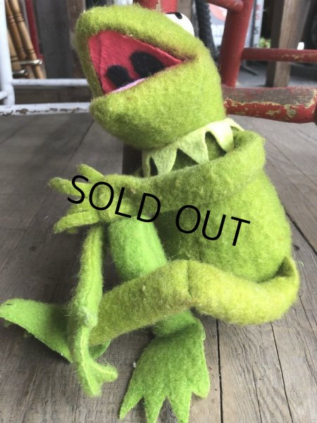 画像7: 【SALE】 70s Vintage FP Muppets Kermit the Frog Plush doll (B390) (7)