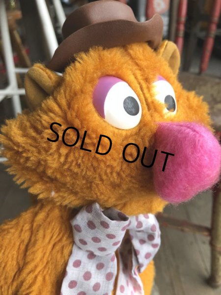 画像8: 70s Vintage FP Muppets Fozzie Bear Puppet doll (B388) (8)