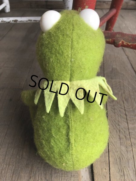 画像4: 【SALE】 70s Vintage FP Muppets Kermit the Frog Plush doll (B390) (4)