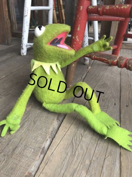 画像3: 【SALE】 70s Vintage FP Muppets Kermit the Frog Plush doll (B390) (3)