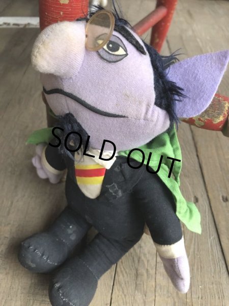 画像7: 70s Vintage Sesame Street Count Talking Plush doll (B391) (7)