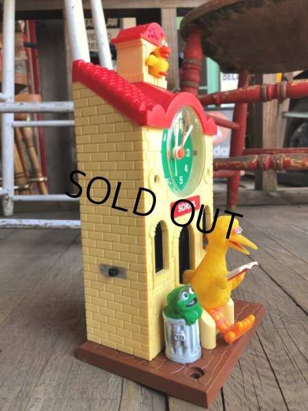 画像2: 70s Vintage Sesame Street Clock (B394) (2)
