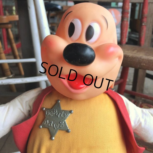 画像9: 60s Vintage IDEAL Terry Toons Deputy Dawg Rubber Face Doll (B355) (9)