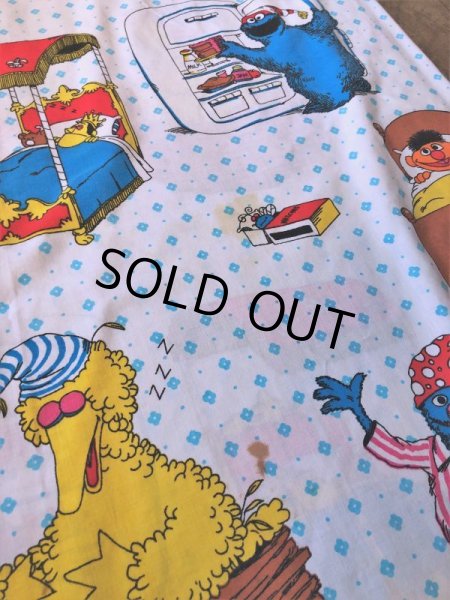 画像10: Vintage Sesame Street Fabric 180x210cm (B397) (10)