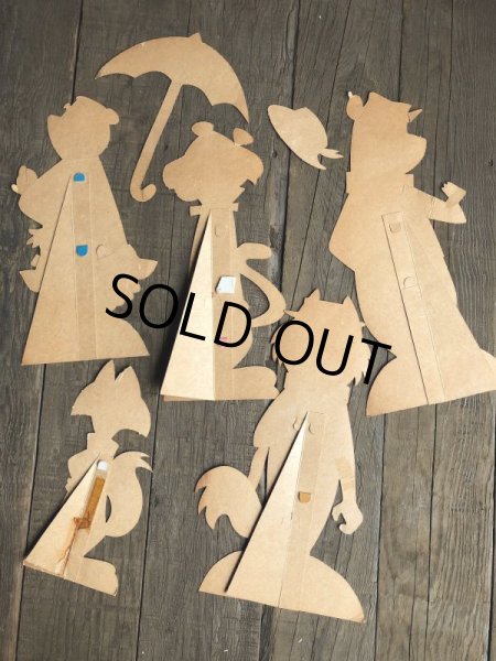 画像14: 60s Vintage HANNA BARBERA Stand up Paper Doll SET (B400) (14)