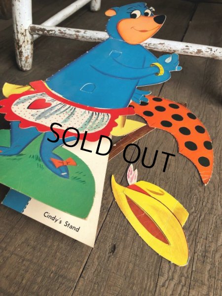 画像5: 60s Vintage HANNA BARBERA Stand up Paper Doll SET (B400) (5)