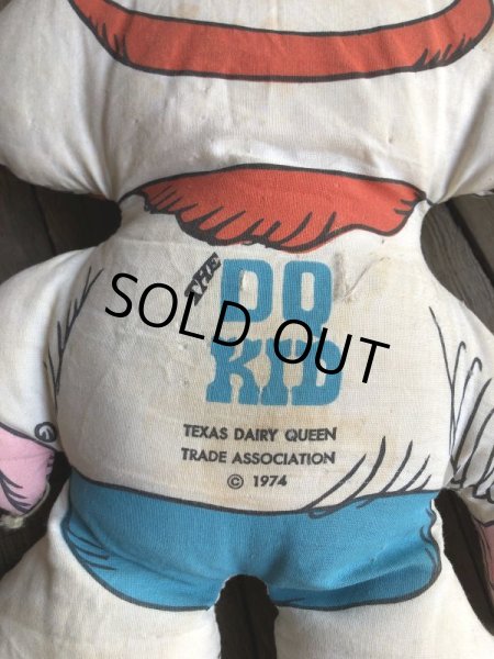 画像7: 70s Vintage Advertising Pillow Doll Dairy Queen THE DQ KID (B121)  (7)