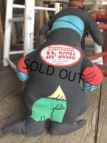 画像3: 70s Vintage Advertising Pillow Doll Dairy Queen Funfighter McDoom(B123)  (3)