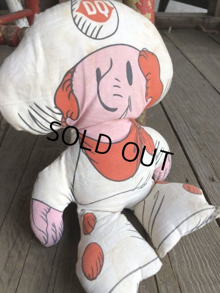 画像3: 70s Vintage Advertising Pillow Doll Dairy Queen THE DQ KID (B121)  (3)