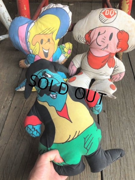 画像8: 70s Vintage Advertising Pillow Doll Dairy Queen Funfighter McDoom(B123)  (8)