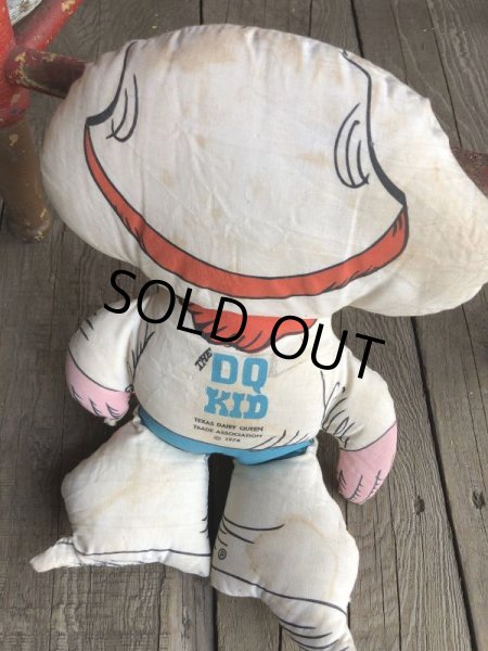 画像6: 70s Vintage Advertising Pillow Doll Dairy Queen THE DQ KID (B121)  (6)
