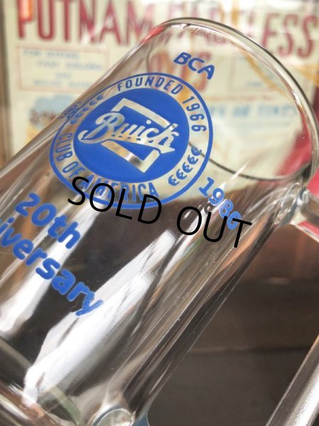 画像5: Vintage Automobilia Buick 20th Anniversary Advertising Heavy Glass Mug (B401) (5)