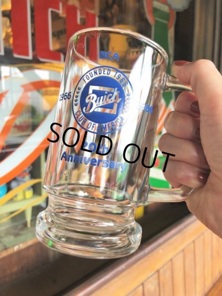 画像8: Vintage Automobilia Buick 20th Anniversary Advertising Heavy Glass Mug (B401) (8)