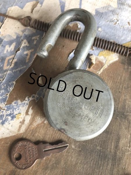画像5: Vintage American Lock Co Series 10 Hardened Padlock (B403) (5)
