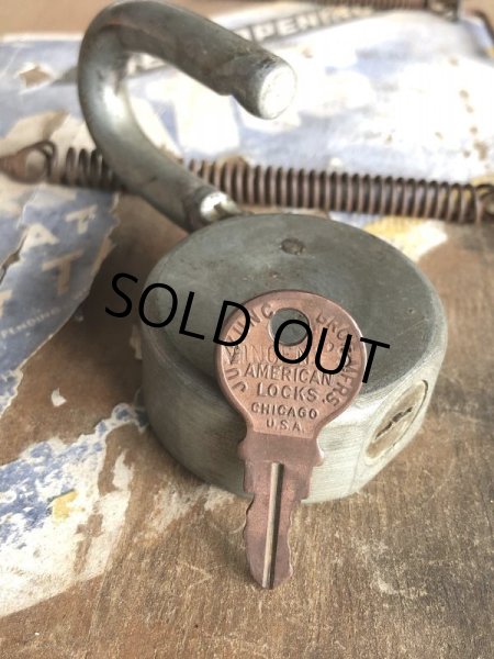 画像6: Vintage American Lock Co Series 10 Hardened Padlock (B403) (6)