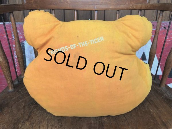 画像2: 60s Vintage Esso Exxon Friends Of The Tiger Pillow Cushion (B416) (2)