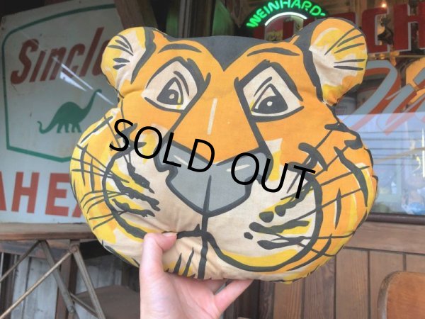 画像10: 60s Vintage Esso Exxon Friends Of The Tiger Pillow Cushion (B416) (10)