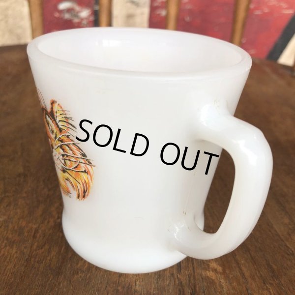 画像3: Vintage Fire King EXXON Esso Tiger D handle Mug (B414) (3)