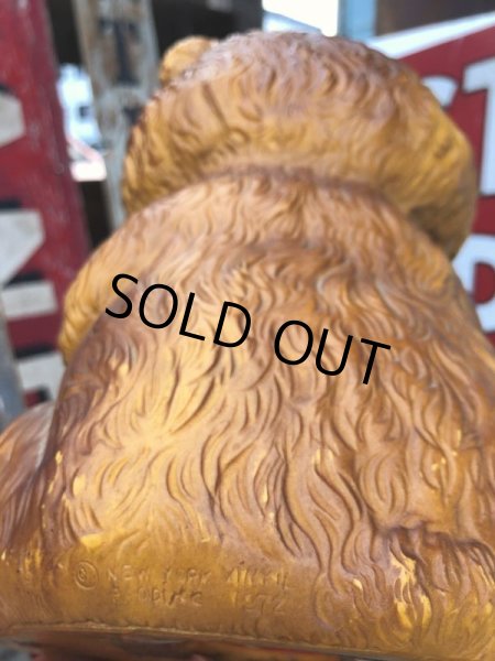 画像6: 70s Vintage Teddy Bear Plastic Coin Bank (B418) (6)