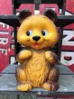 画像2: 70s Vintage Teddy Bear Plastic Coin Bank (B418) (2)