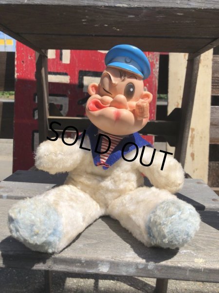 画像1: Vintage Popeye Doll 35cm (B425) (1)