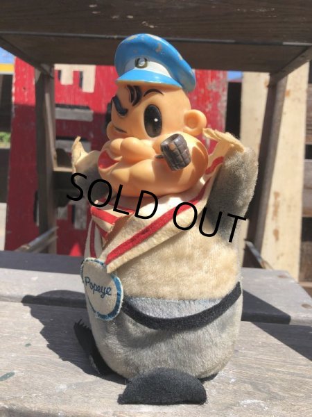 画像2: Vintage Popeye Roly Poly Doll 21cm (B426) (2)