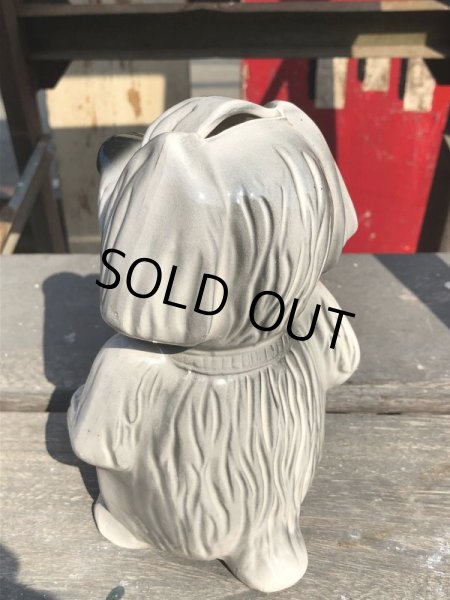画像7: 60s Vintage FORD Shaggy Dog Ceramic Bank (B428) (7)