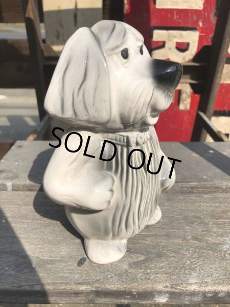 画像4: 60s Vintage FORD Shaggy Dog Ceramic Bank (B428) (4)