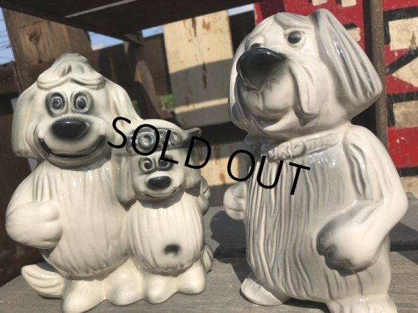 画像10: 60s Vintage FORD Shaggy Dog Ceramic Bank (B429) (10)