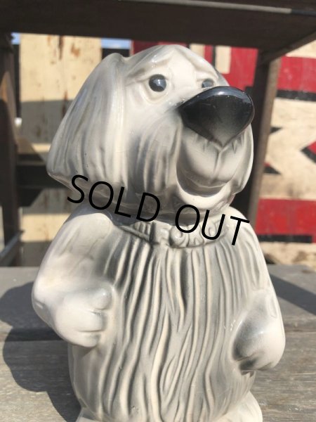 画像6: 60s Vintage FORD Shaggy Dog Ceramic Bank (B428) (6)