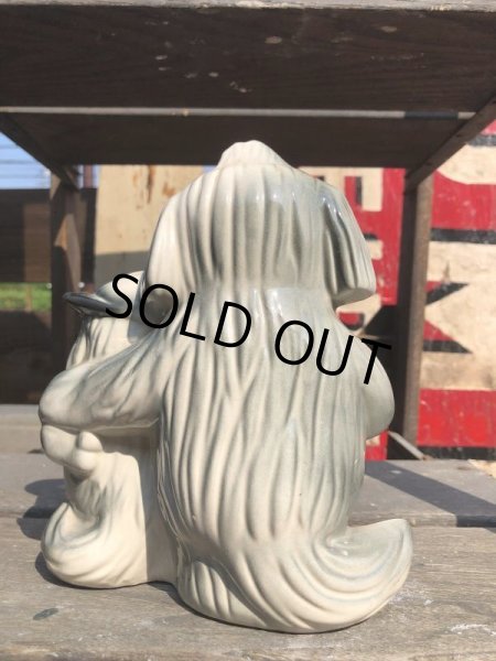 画像3: 60s Vintage FORD Shaggy Dog Ceramic Bank (B429) (3)