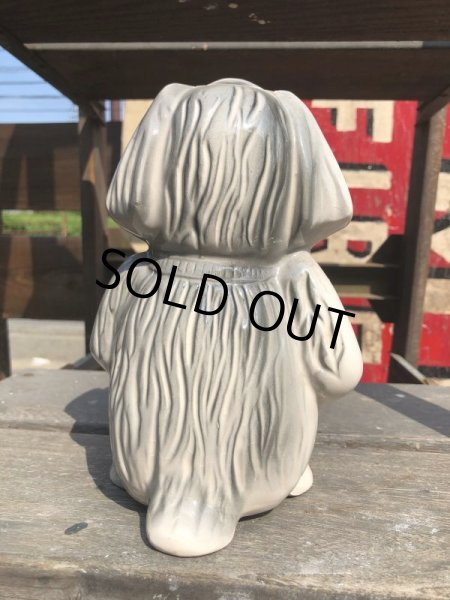 画像3: 60s Vintage FORD Shaggy Dog Ceramic Bank (B428) (3)