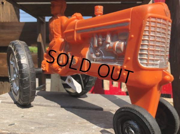 画像4: 60s Vintage Empire Tractor Plastic Mold Toy (B431) (4)