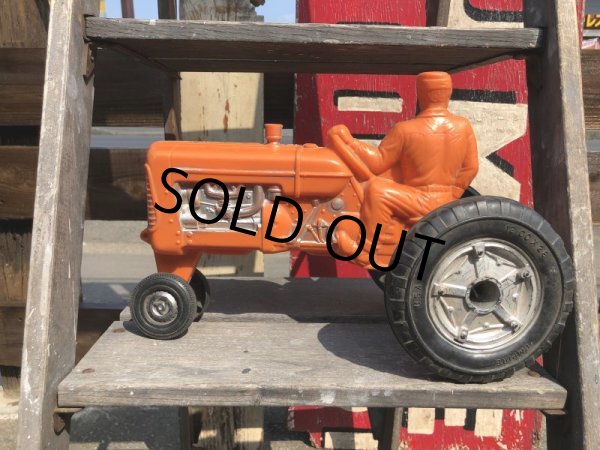 画像7: 60s Vintage Empire Tractor Plastic Mold Toy (B431) (7)
