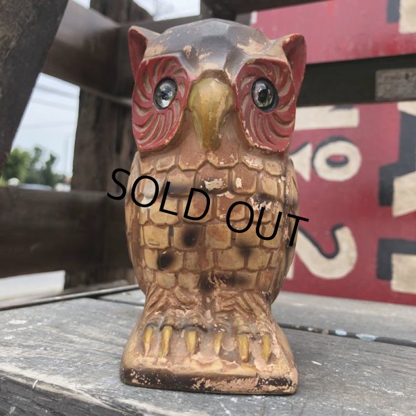 画像6: Vintage Ceramic Owl Candle Holder (B433) (6)